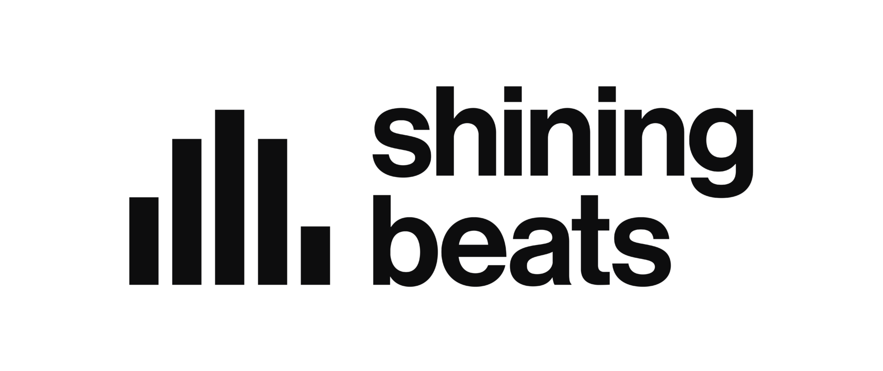 Shining Beats Poster Logo Black