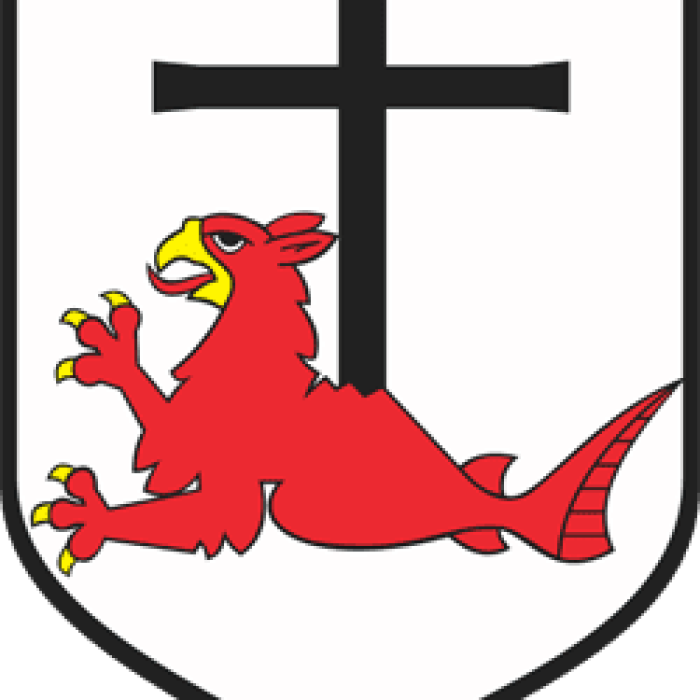 Herb miasta Łeba w którym odbywa się sylwester studencki Łeba Party Camp